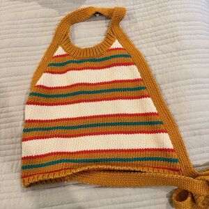 Zara Yellow Knit Accessory